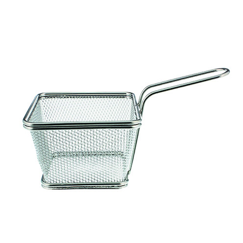 Mini Square Basket Stainless Steel - 36-56-506 (Pack of 6)