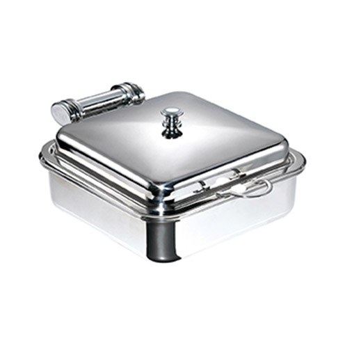 Square Induction Chafer & Stainless Steel Insert - 44-54-094