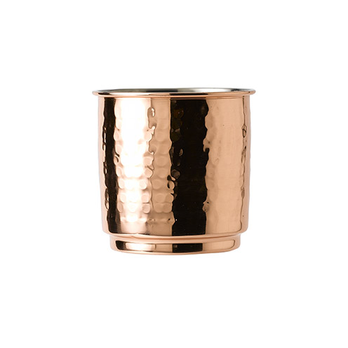 Copper Tumbler Hammered Nickel Lining - 46-85-202