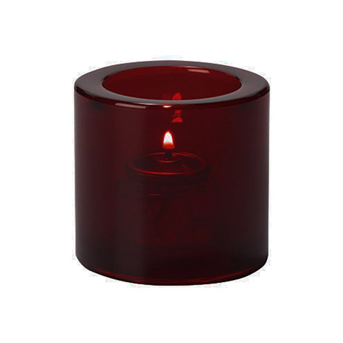 Thick Round Votive Red - 61-29-740 (Pack of 12)