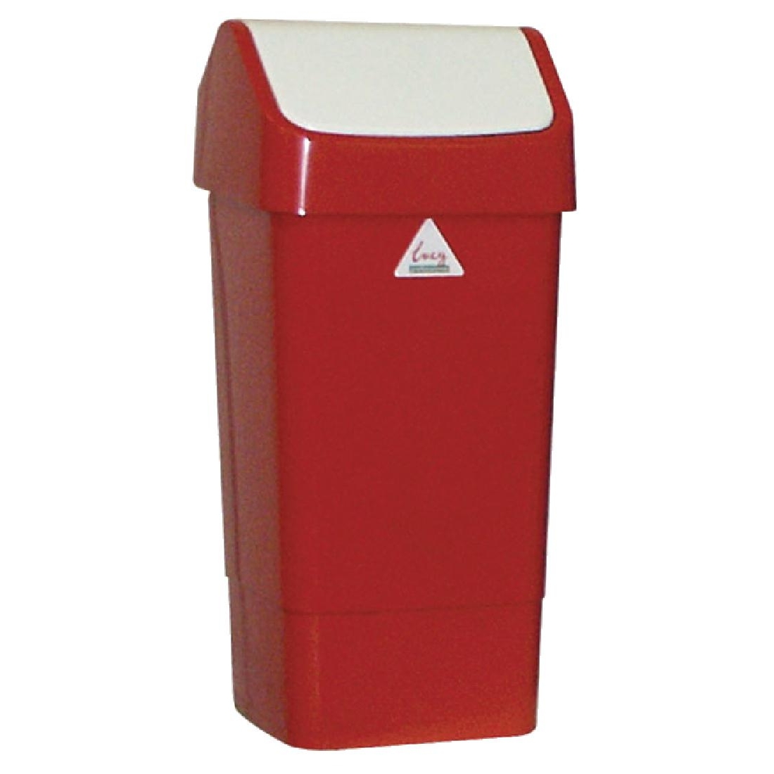 SYR Swing Lid Bin Red - CC079