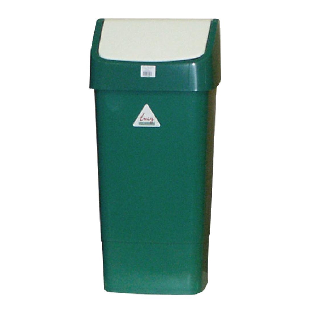 SYR Swing Lid Bin Green - CC081