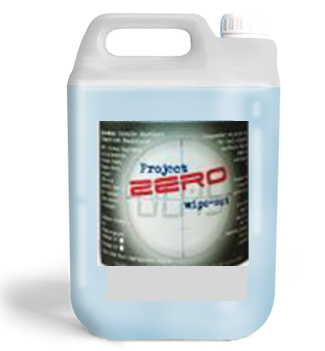 Project Zero Hard Surface Disinfectant / Sanitiser Cleaner 5 Litre Spray Refill- CL-ZERO-5LTR