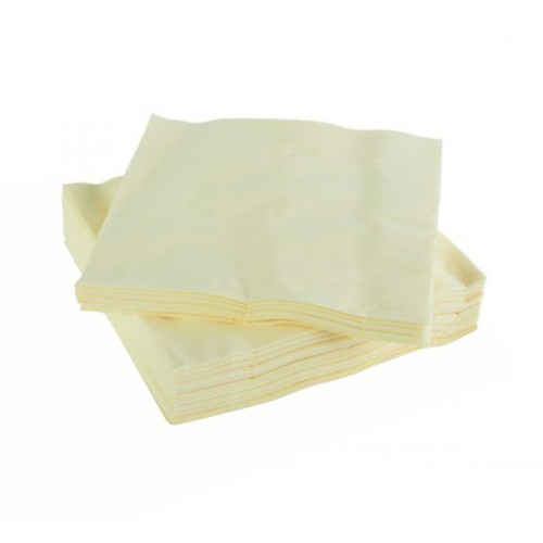 40cm 3ply napkins Buttermilk - DIS-NAP-40/3-BUT