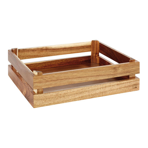 Superbox GN 1/2 Acacia Wood (Oak) 35 x 29cm - 11621 (Pack of 1)