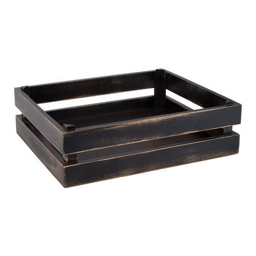 Superbox Vintage GN 1/2 Acacia Wood ( Dark Wood) 35 x 29cm - 11716 (Pack of 1)