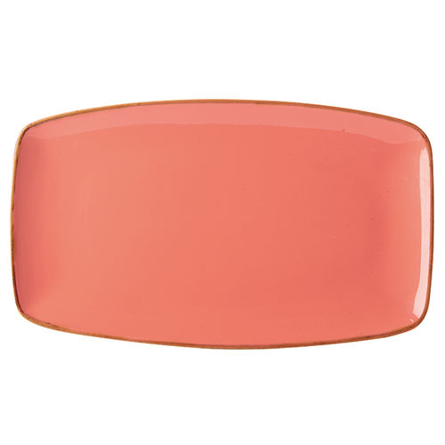 Coral Rectangular Plate 31x18cm/12