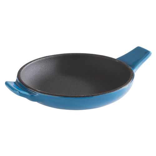 Cast Iron Serving Pan (Blue) 10cm  / 3.9