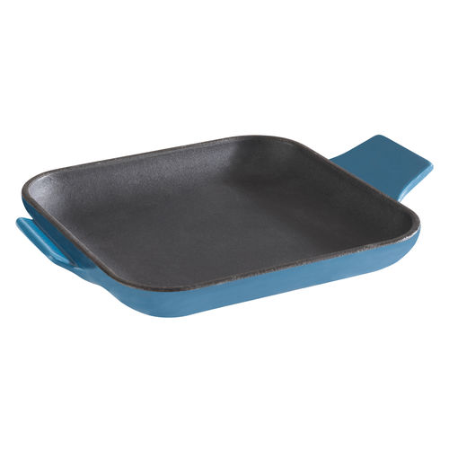 Cast Iron Serving Pan (Blue) 13 x 13cm  / 5.1 x 5..1