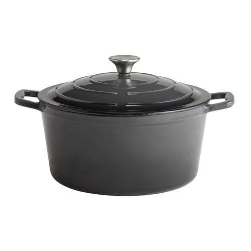 5 Stars Grey Cooking Pot with Lid 28cm / 9.8 / 6l / 211oz - 88307