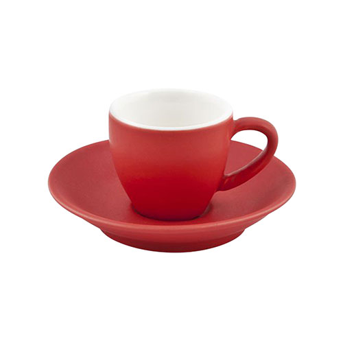 Intorno Espresso Cup Rosso 7.5cl / 2  1/2oz - 978022 (Pack of 6)