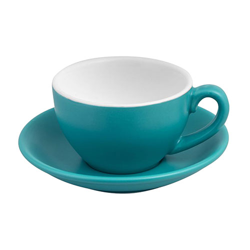 Intorno Coffee/Tea Cup Aqua 20cl/7oz - 978360 (Pack of 6)