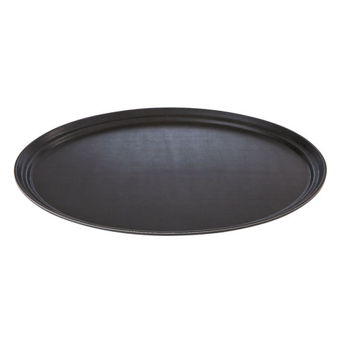 Black Oval Non-Slip Tray 56 x 68.5cm - CB1008 (Pack of 1)