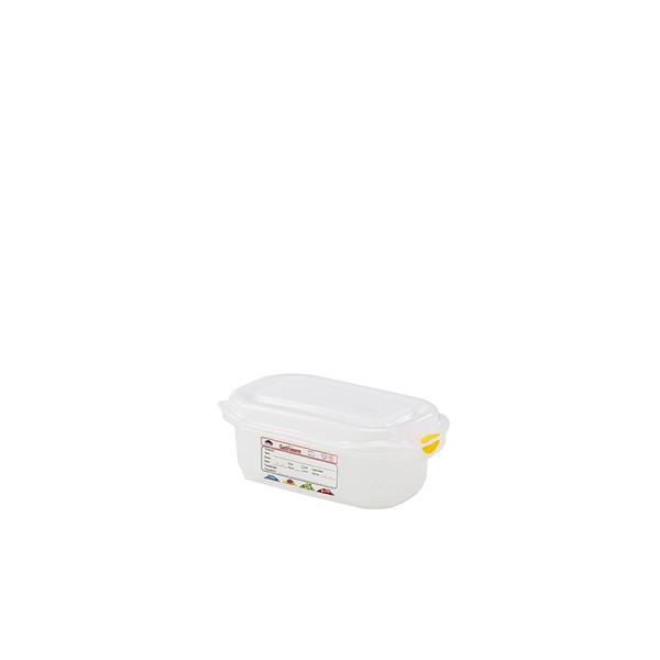 GN Storage Container 1/9 65mm Deep 0.6L - 12340 (Pack of 12)