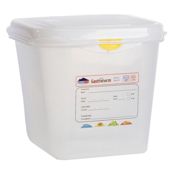 GN Storage Container 1/6 150mm Deep 2.6L - 12390 (Pack of 12)