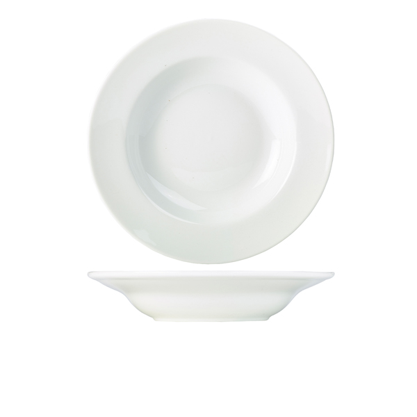 Genware Porcelain Soup Plate/Pasta Dish 30cm/12