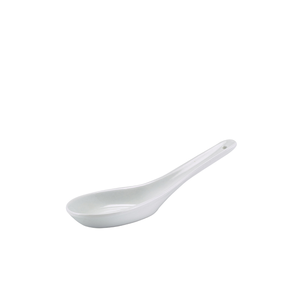 GenWare Porcelain Chinese Spoon - 290210 (Pack of 12)