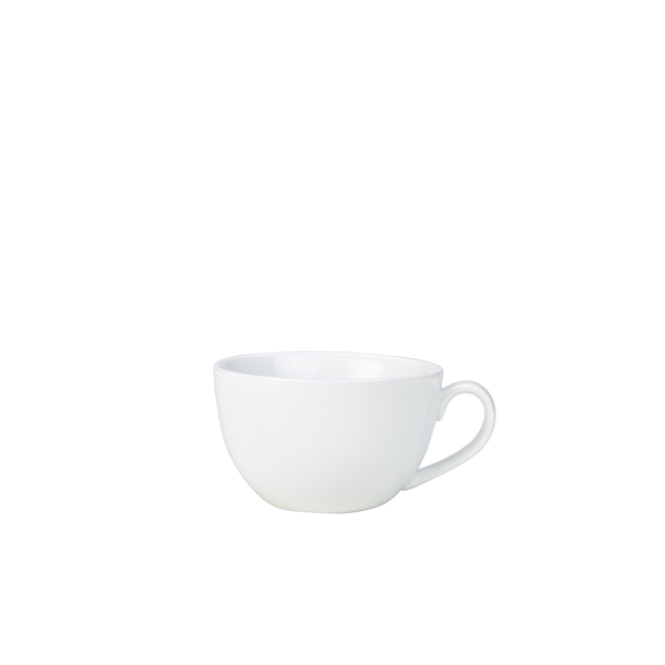 Genware Porcelain Bowl Shaped Cup 17.5cl/6oz - 322118 (Pack of 6)