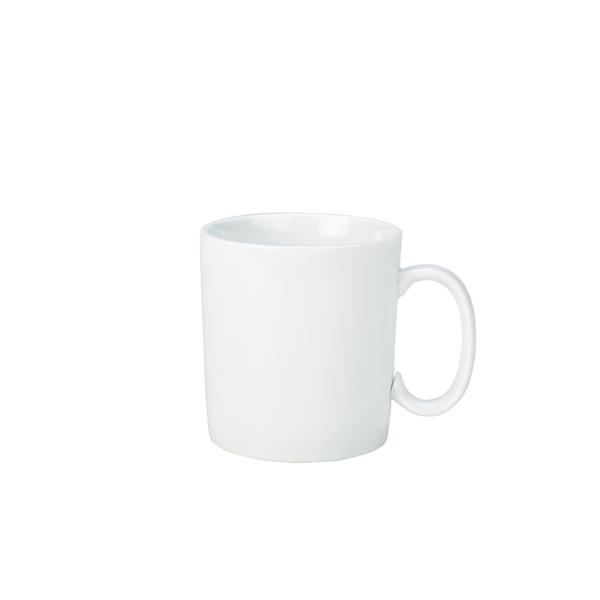 Genware Porcelain Straight Sided Mug 28cl/ 10oz - 322128 (Pack of 6)