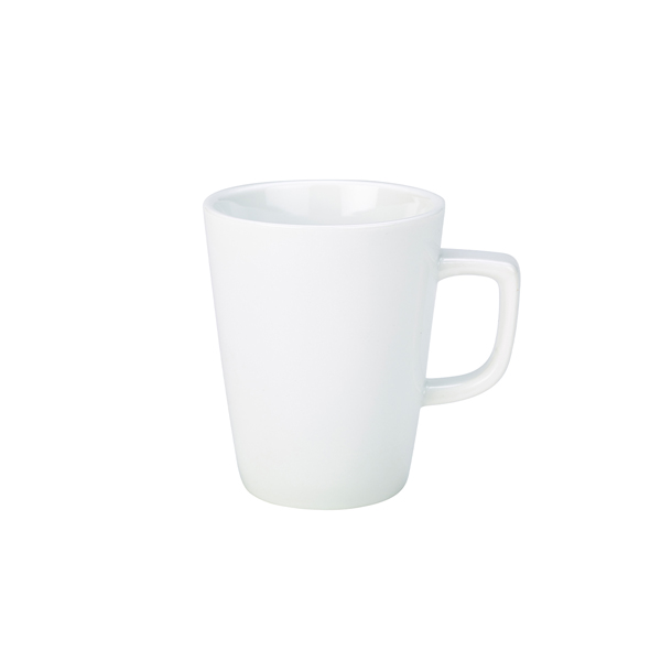 Genware Porcelain Latte Mug 34cl/12oz - 322135 (Pack of 6)