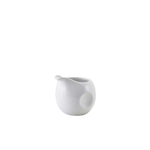GenWare Porcelain Pinched Milk Jug 8cl/ 2.8oz - 373107 (Pack of 12)