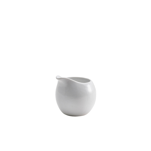 Genware Porcelain Milk Jug 8.5cl/3oz - 373108 (Pack of 12)