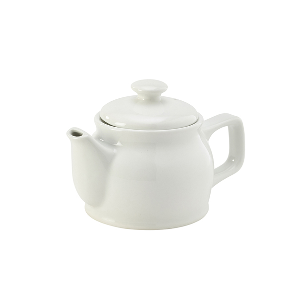 Genware Porcelain Teapot 31cl/11oz - 392131 (Pack of 6)