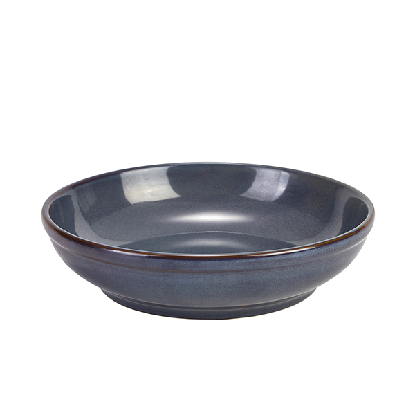 Terra Stoneware Rustic Blue Coupe Bowl 23cm - CB-BL23 (Pack of 6)
