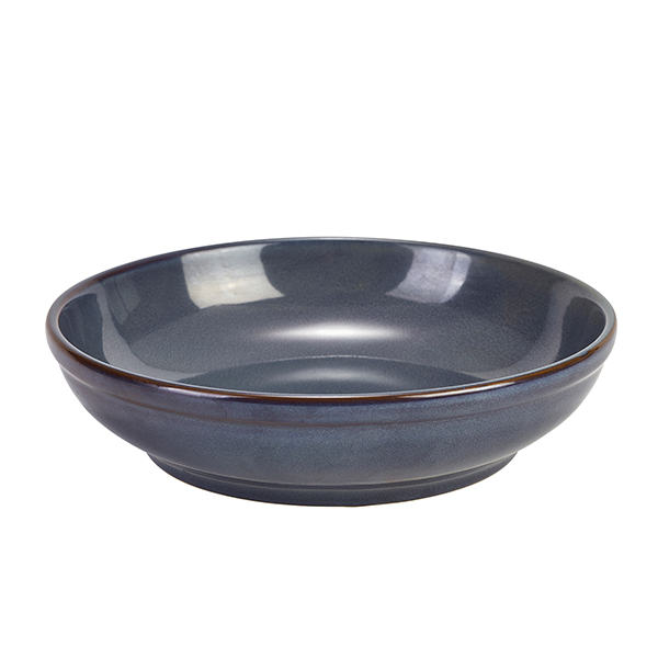 Terra Stoneware Rustic Blue Coupe Bowl 27.5cm - CB-BL27 (Pack of 6)