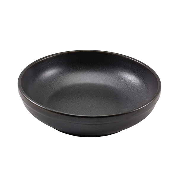Terra Porcelain Black Coupe Bowl 23cm - CB-PBK23 (Pack of 6)