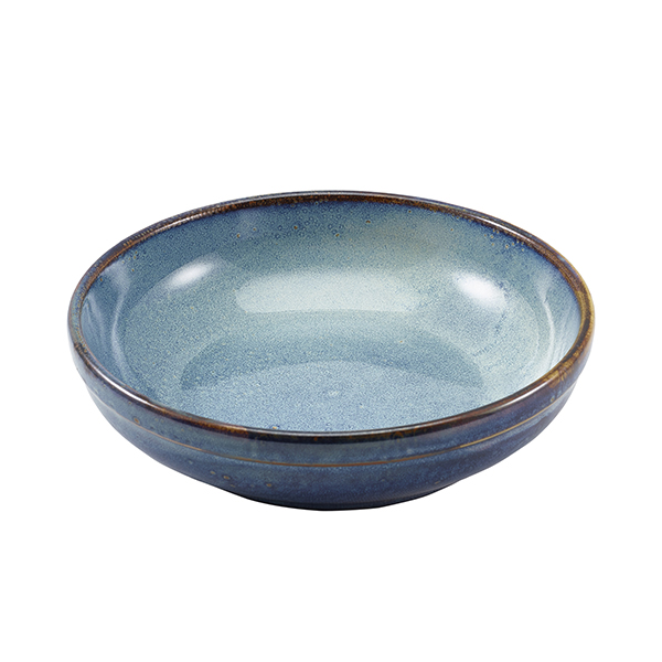 Terra Porcelain Aqua Blue Coupe Bowl 23cm - CB-PBL23 (Pack of 6)