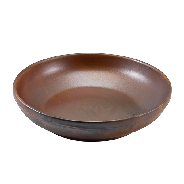 Terra Porcelain Rustic Copper Coupe Bowl 27.5cm - CB-PRC27 (Pack of 6)