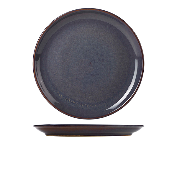 Terra Stoneware Rustic Blue Coupe Plate 27.5cm - CP-BL27 (Pack of 6)