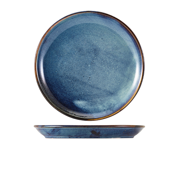 Terra Porcelain Aqua Blue Coupe Plate 27.5cm - CP-PBL27 (Pack of 6)
