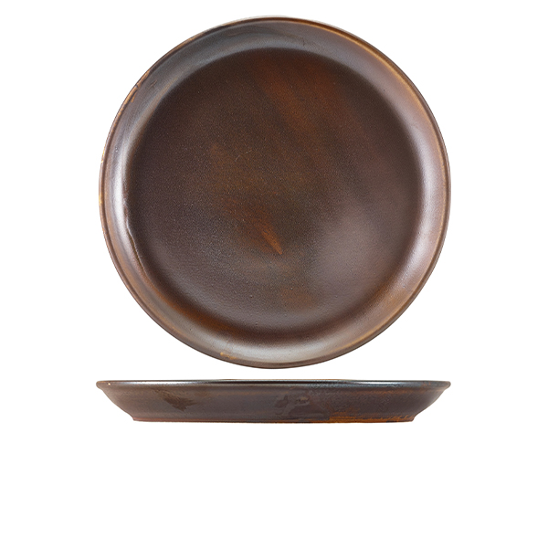 Terra Porcelain Rustic Copper Coupe Plate 30.5cm - CP-PRC30 (Pack of 6)