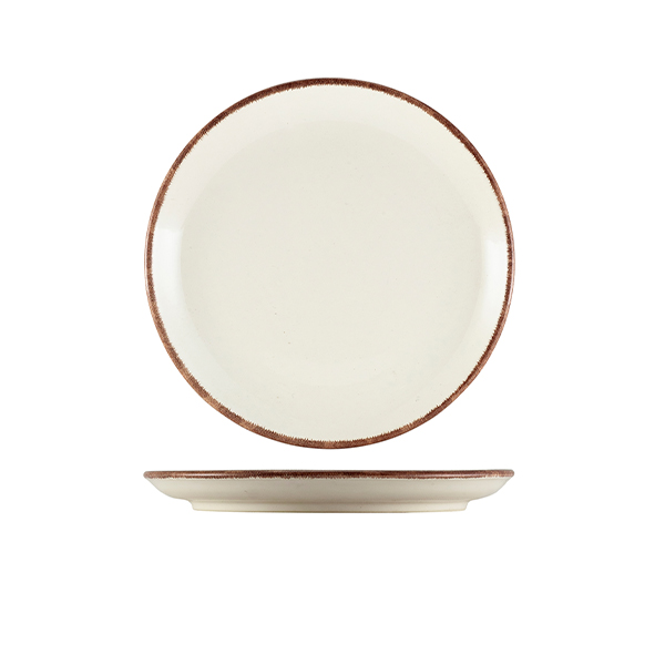 Terra Stoneware Sereno Brown Coupe Plate 19cm - CP-SBR19 (Pack of 6)