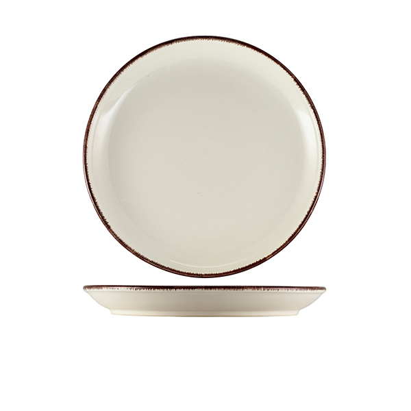 Terra Stoneware Sereno Brown Coupe Plate 24cm - CP-SBR24 (Pack of 6)