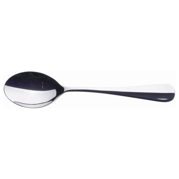 Genware Baguette Dessert Spoon 18/0 (Dozen) - DS-BA