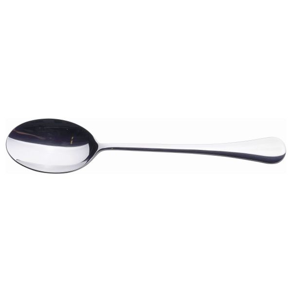 Genware Slim Dessert Spoon 18/0 (Dozen) - DS-SL