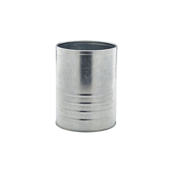 Galvanised Steel Can 11cm Dia x 14.5cm - GSC11 (Pack of 12)