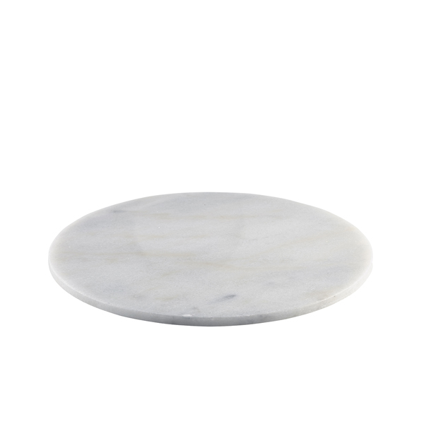 White Marble Platter 33cm Dia - MBL-33W