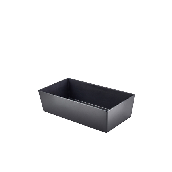 GenWare Matt Black Melamine Buffet Box GN1/3 - MELBB13MBK (Pack of 1)