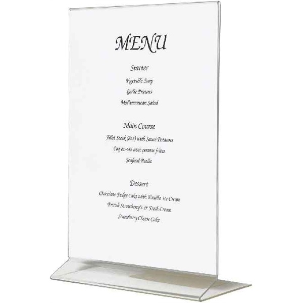 Acrylic Menu Holder A4 Size - MHA4