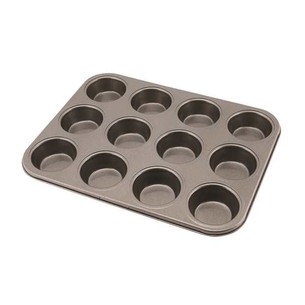 Carbon Steel Non-Stick 12 Cup Muffin Tray - MT-CS12