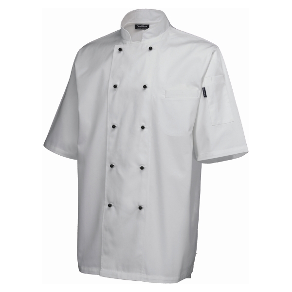 Superior Jacket (Short Sleeve) White M Size - NJ09-M