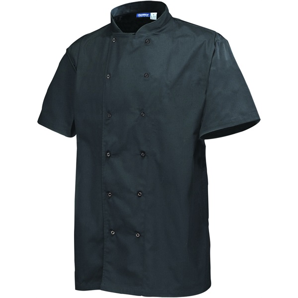 Basic Stud Jacket (Short Sleeve) Black L Size - NJ20-L