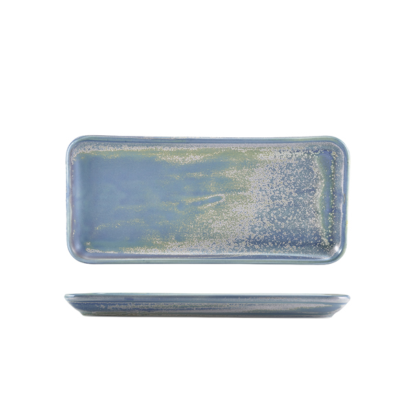 Terra Porcelain Seafoam Narrow Rectangular Platter 27 x 12.5cm - NR-PSF27 (Pack of 6)