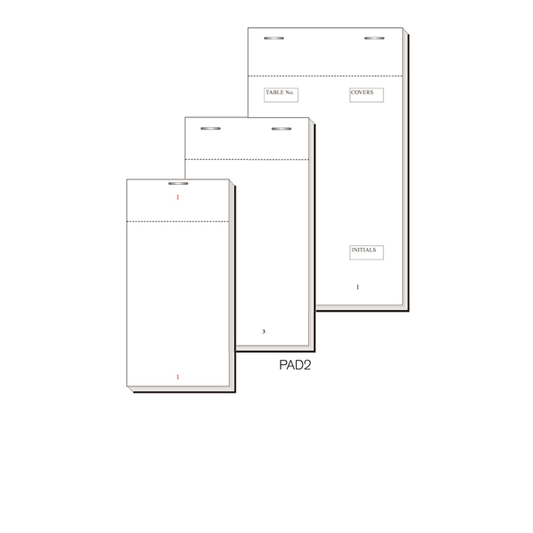 Order Pad 50 Sheet Dup Carbon 140X76mm Box 50 - PAD2