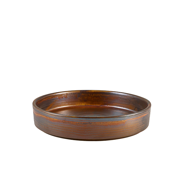 Terra Porcelain Rustic Copper Presentation Bowl 20.5cm - PB-PRC21 (Pack of 6)