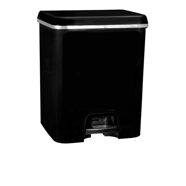 Black Polypropylene Pedal Bin 52L - PDLBPP-52 (Pack of 1)